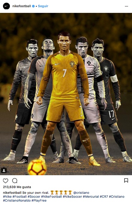 Químico enlace Cirugía Nike celebra el quinto Balón de Oro de Cristiano Ronaldo