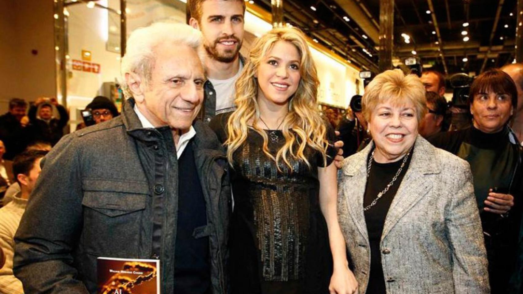 Los padres de Shakira desmienten los rumores de crisis en la pareja
