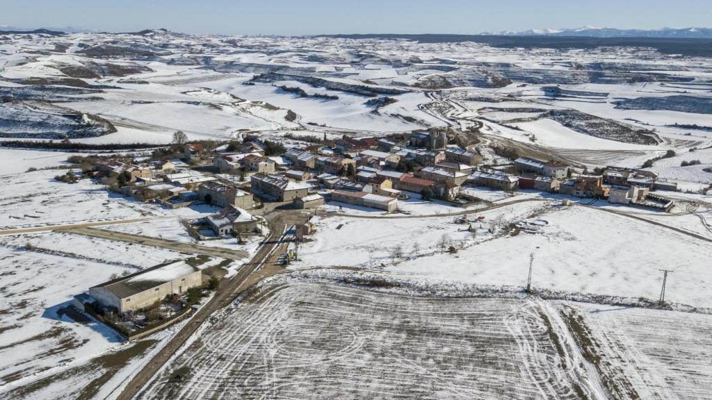 Vista aérea de Fresno de Rodilla.