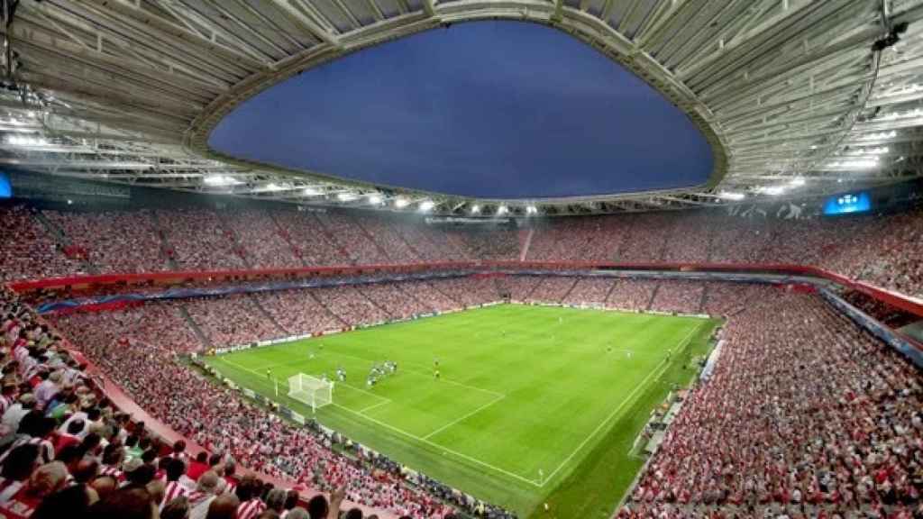San Mamés, el único estadio español que albergará la Eurocopa 2020.