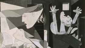 Un fragmento de Guernica, pintado por Pablo Picasso.