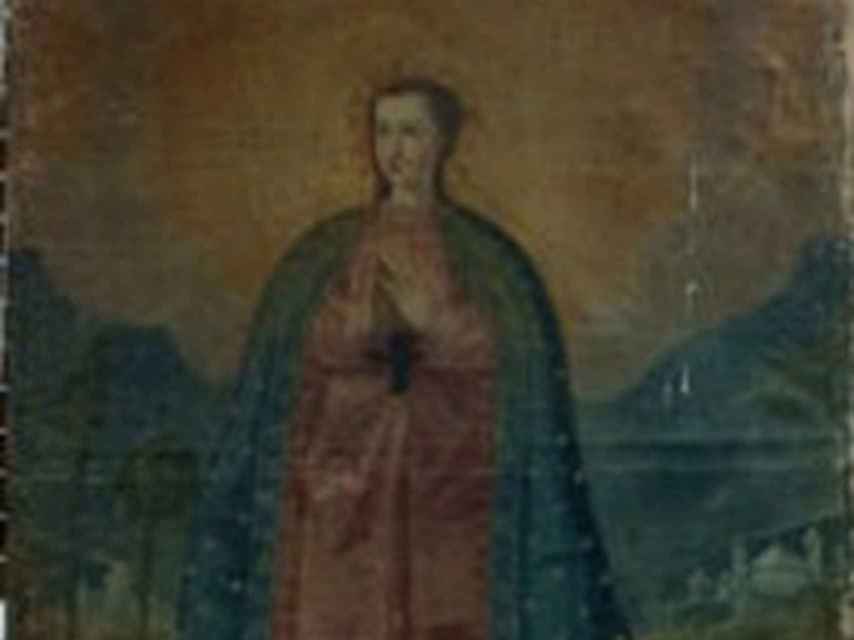La inmaculada perdida en el palacio episcopal.