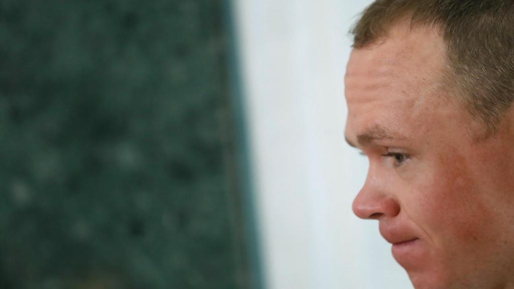 Chris Froome en la última Vuelta a España.