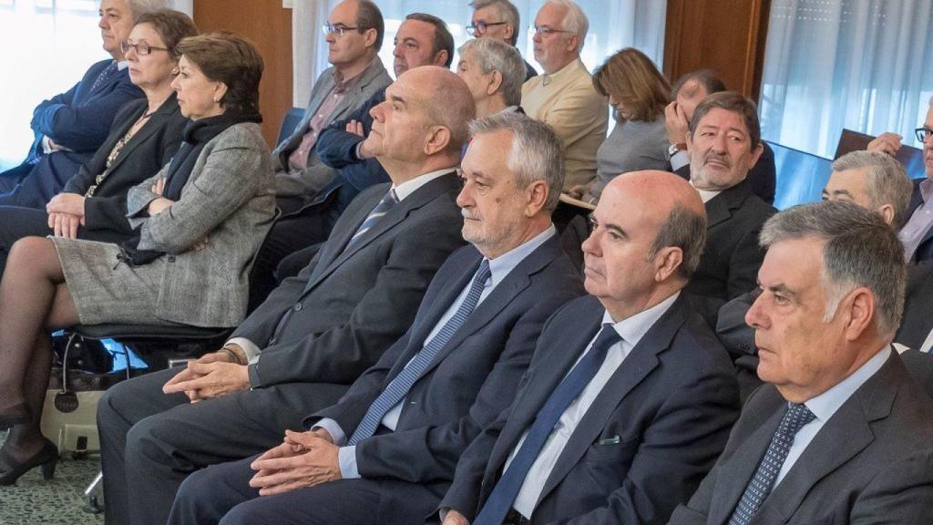 Chaves y Griñán, en el juicio de los ERE./