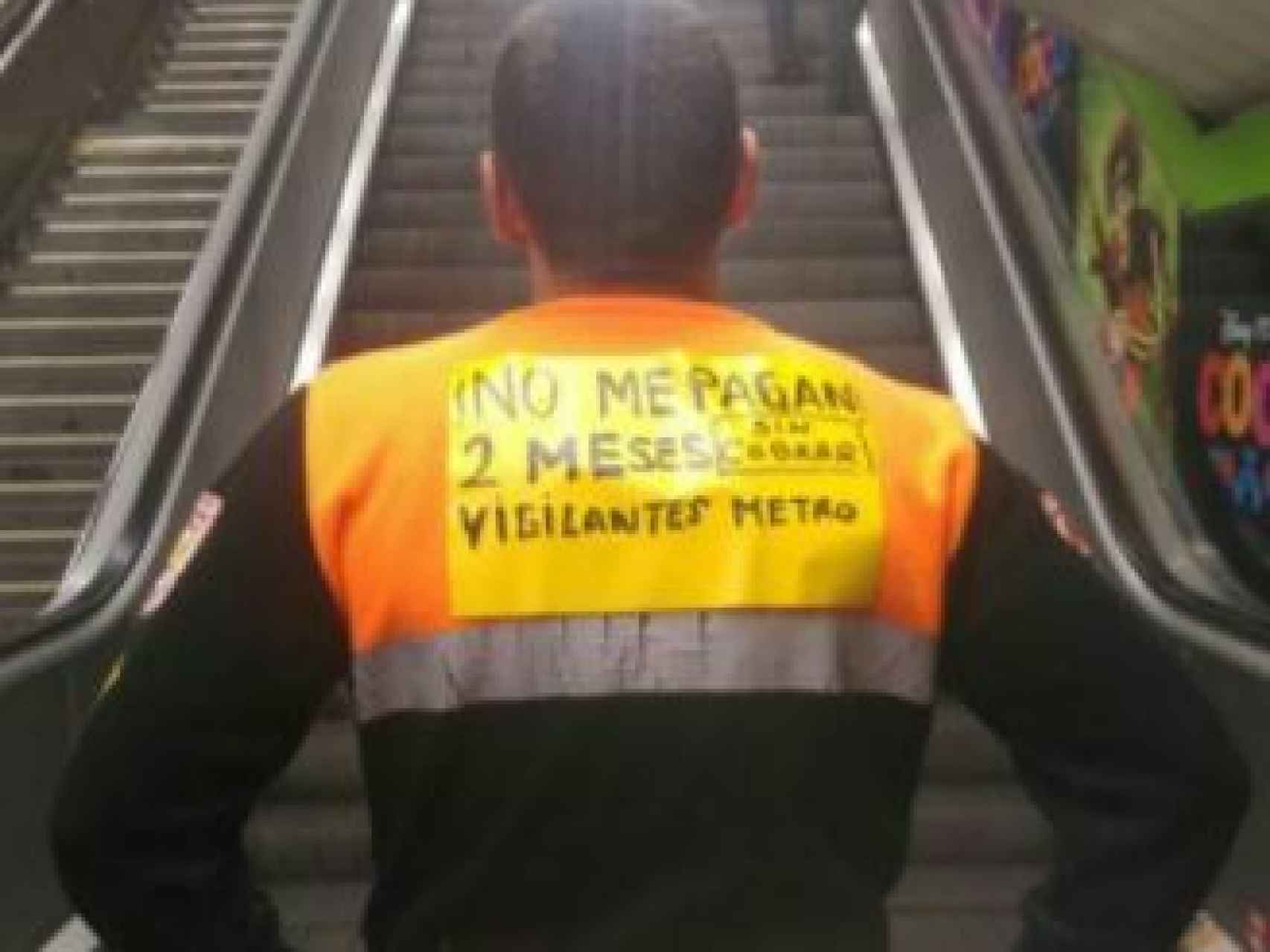 550 empleados de Seguridad del Metro de Madrid llevan dos meses sin cobrar.