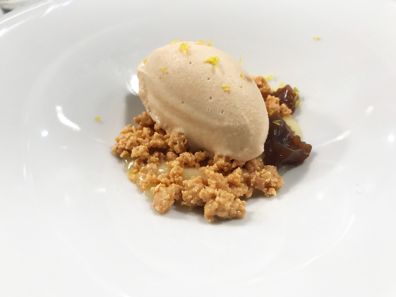 Helado turrón