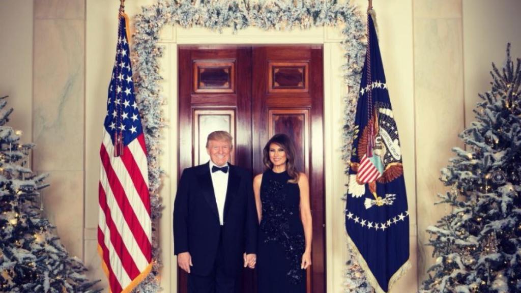 Donald Trump y su esposa Melania.