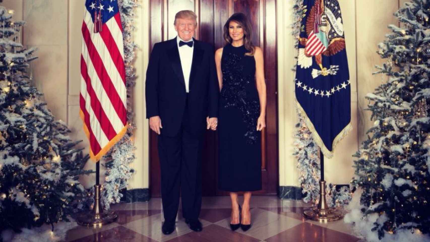 Donald Trump y su esposa Melania.