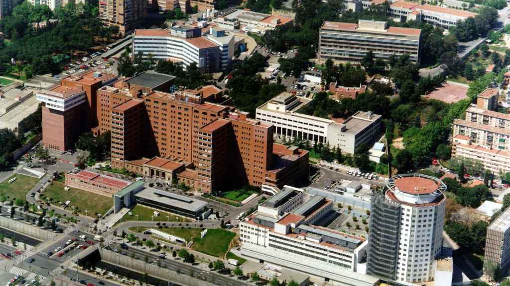 Vista aérea del Hospital Vall d'Hebron de Barcelona.