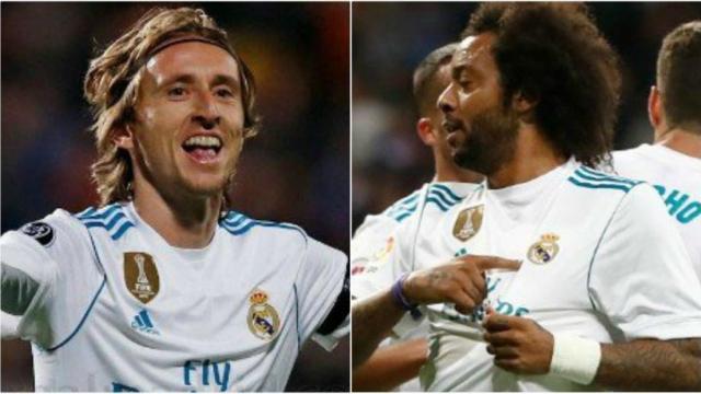 Modric y Marcelo