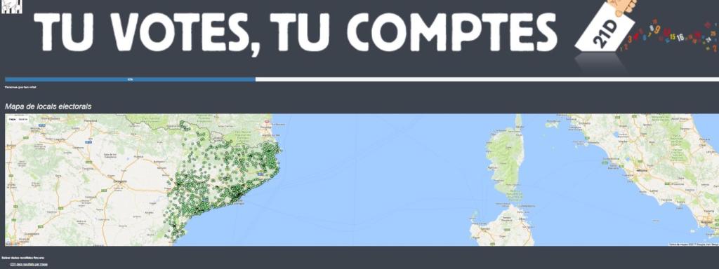 Portal de los Comités en Defensa de la República donde publicarán los datos de su auditoría de votos.