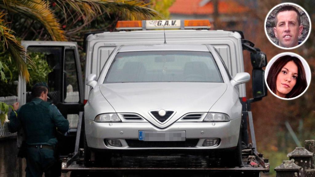 El coche del Chicle, incautado por las autoridades.