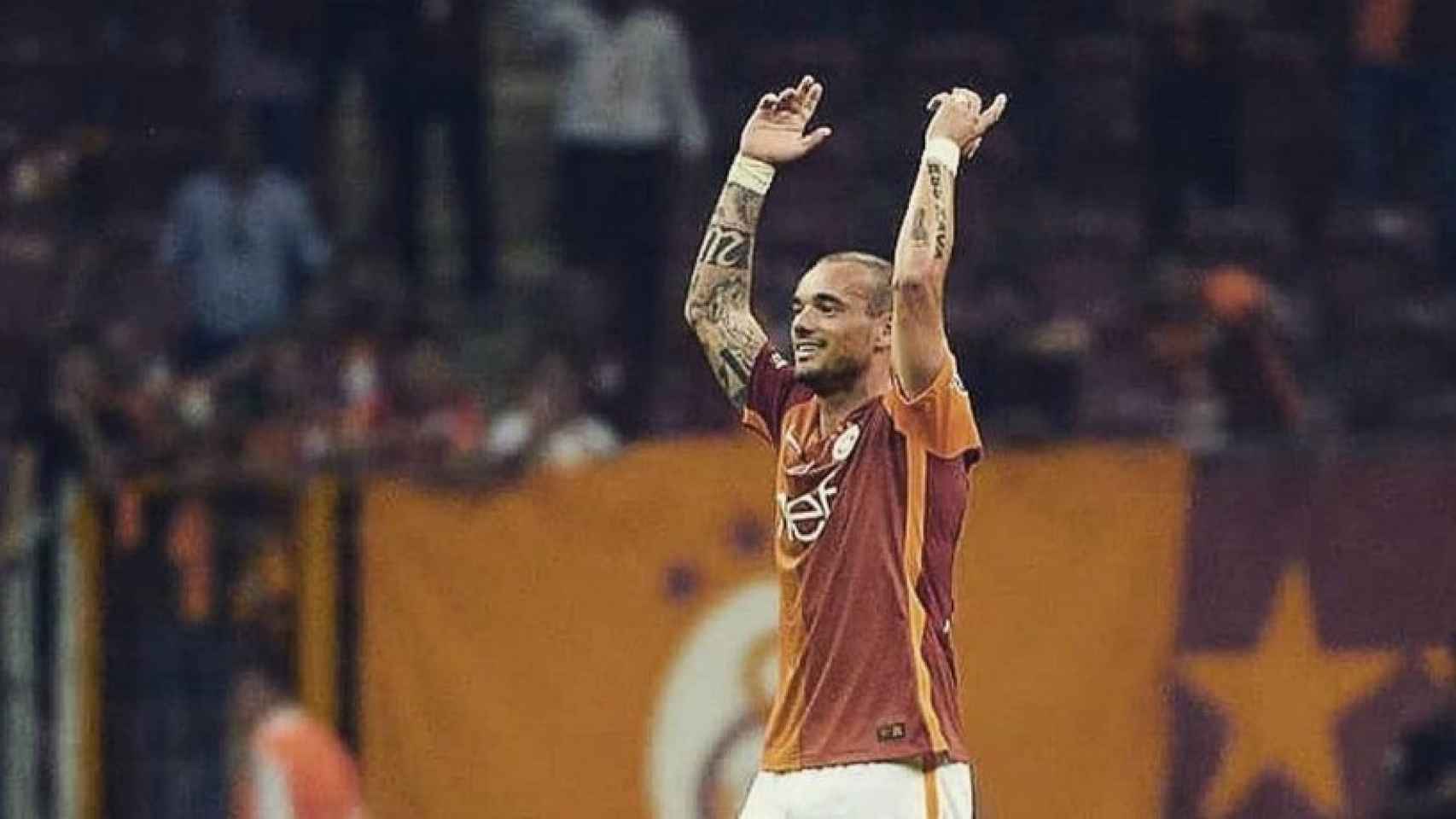 Sneijder. Foto. Instagram (@sneijdere10oficial)