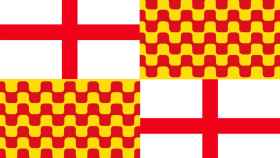 Así es la bandera de Tabarnia que promueve la plataforma Barcelona is not Catalonia.
