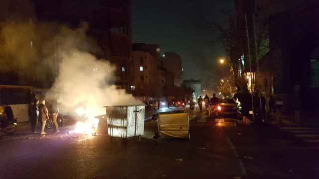 Protestas en Teheran.
