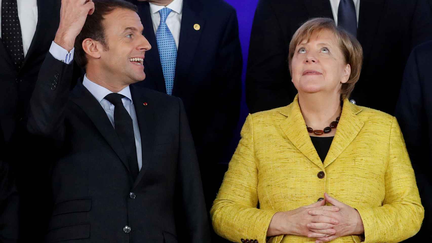El presidente Macron y la canciller Merkel, durante la última cumbre de la UE
