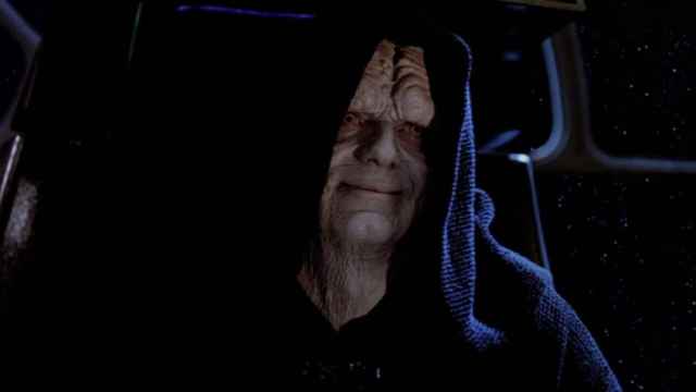 El Emperador Palpatine en un fotograma de El Retorno del Jedi.