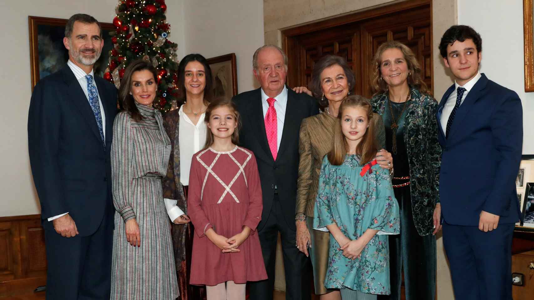 La imagen familiar en la comida del rey Juan Carlos, sin la infanta Cristina