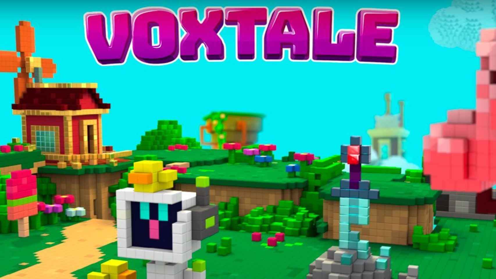 Voxtale nos recuerda a Minecraft: cubos por doquier en este nuevo juego