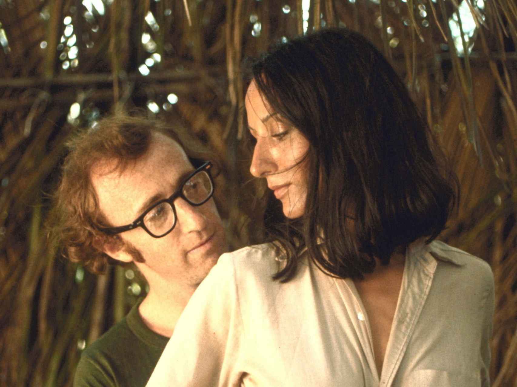 Woody Allen y Nati Abascal en Bananas.