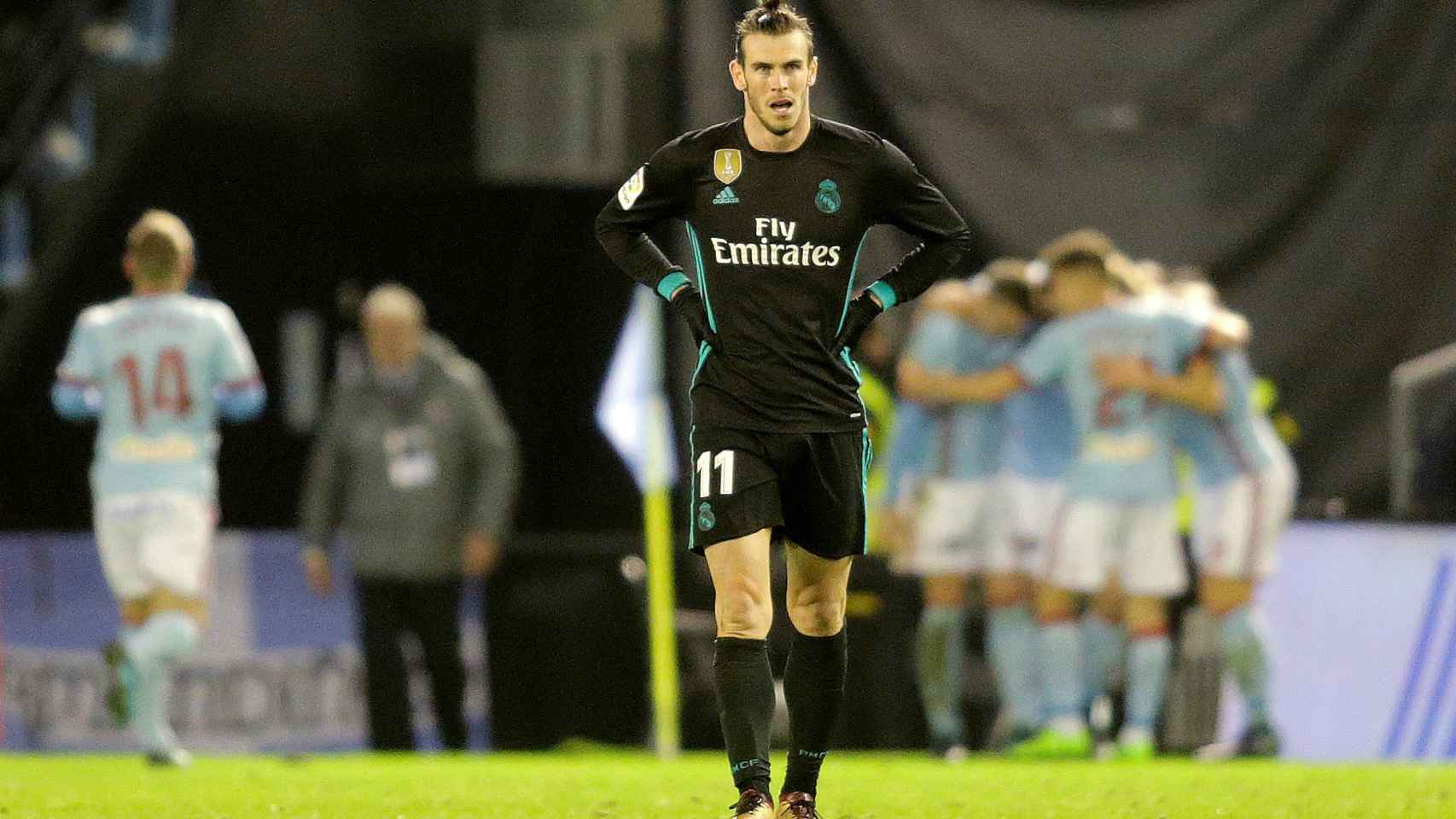Gareth Bale marcó dos goles en Vigo.