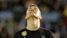 Cristiano Ronaldo se lamenta en el Celta - Real Madrid.