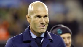 Zidane, en el partido ante el Celta.