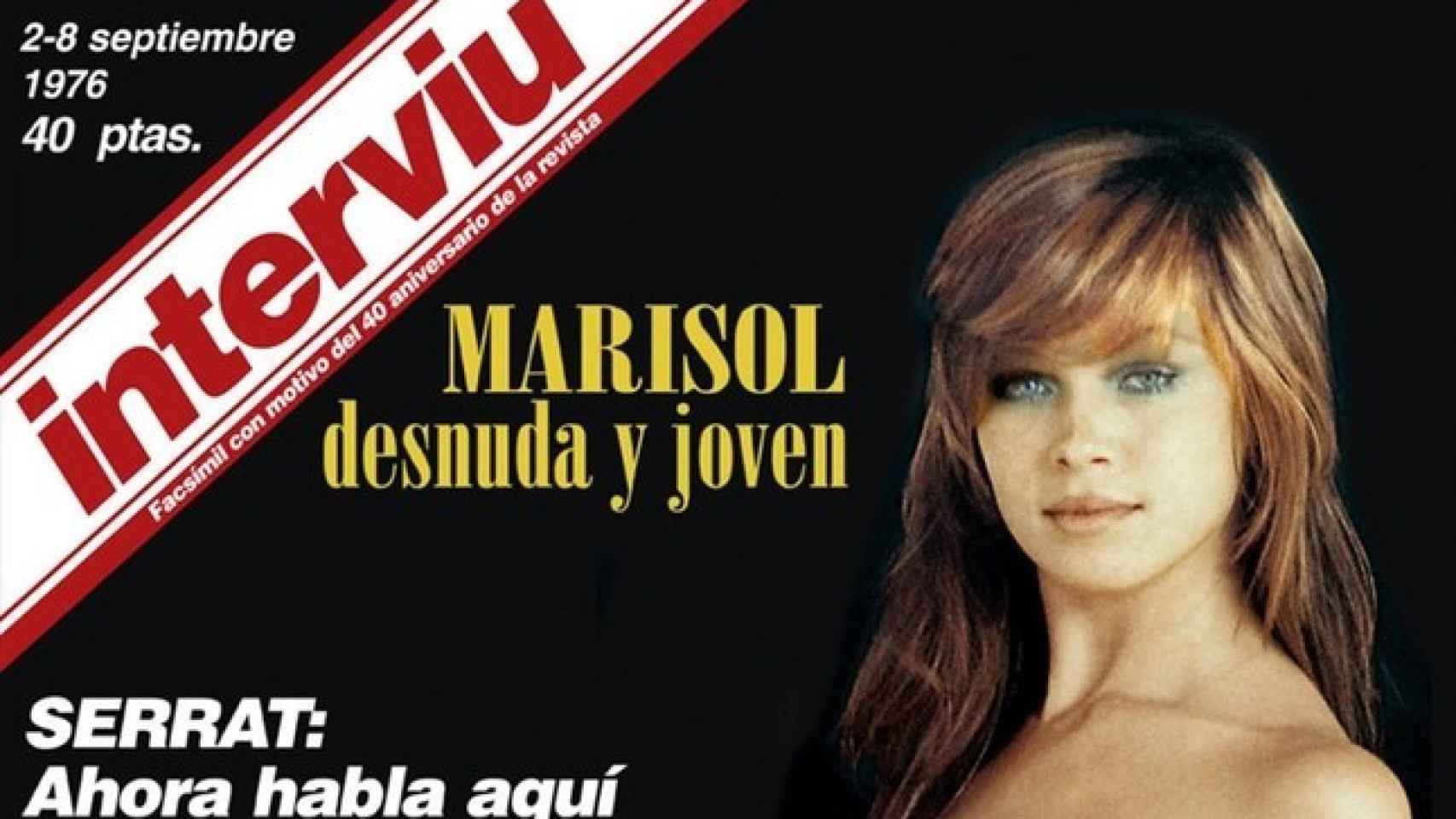 Facebook censura los pechos de Marisol, 40 años después de Interviú