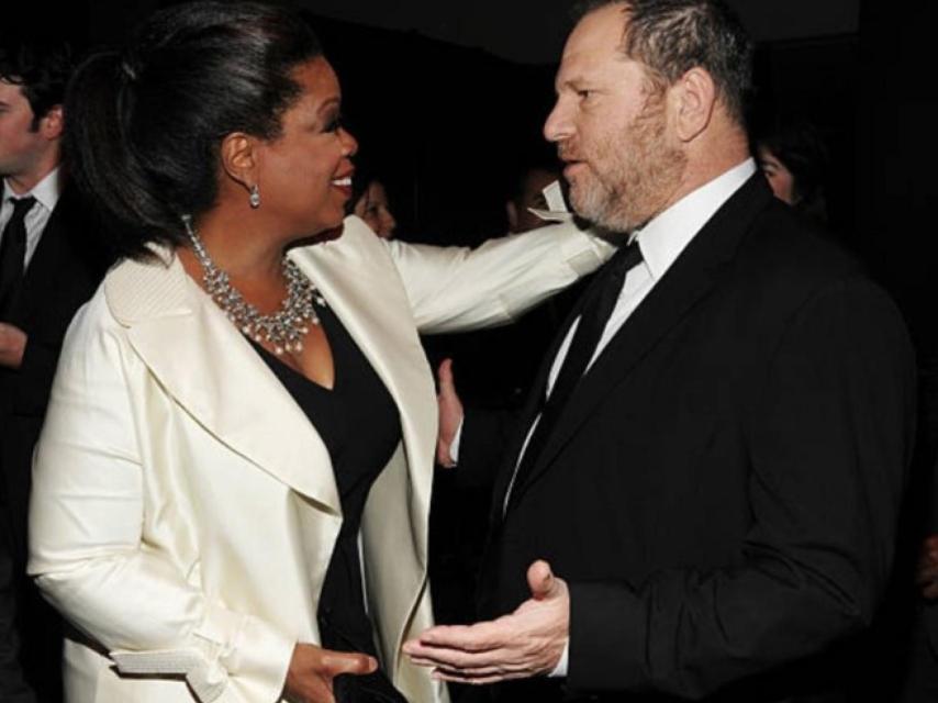 Cuando Oprah era amiga de Weinstein.