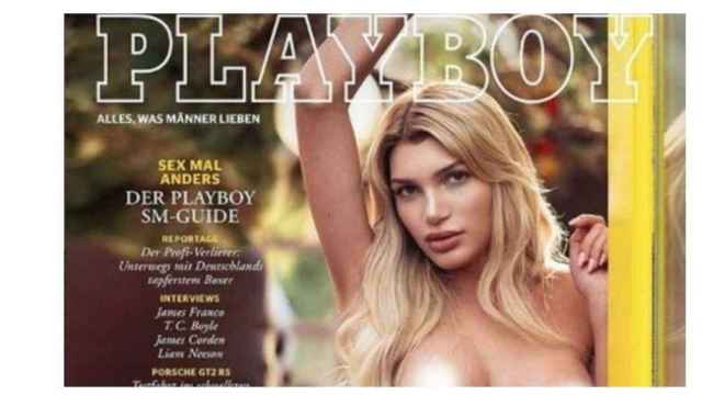La portada de Playboy de la versión alemana.