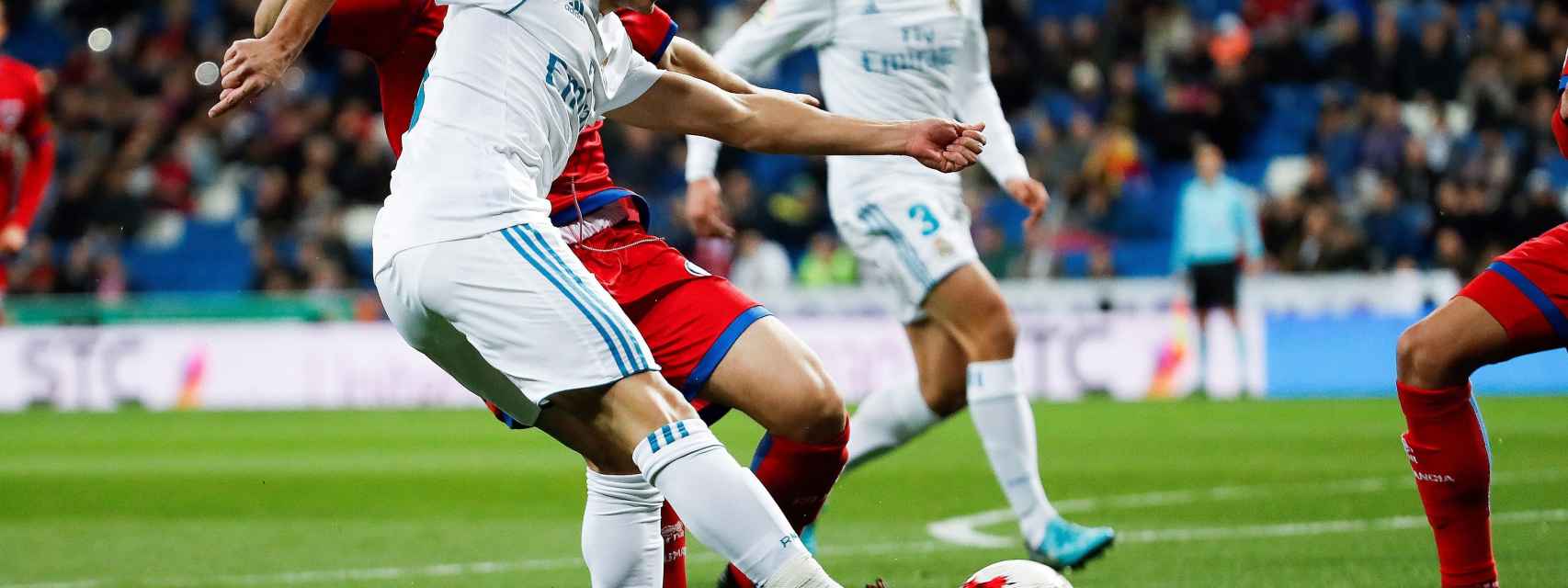 Lucas Vázquez en el Real Madrid - Numancia.
