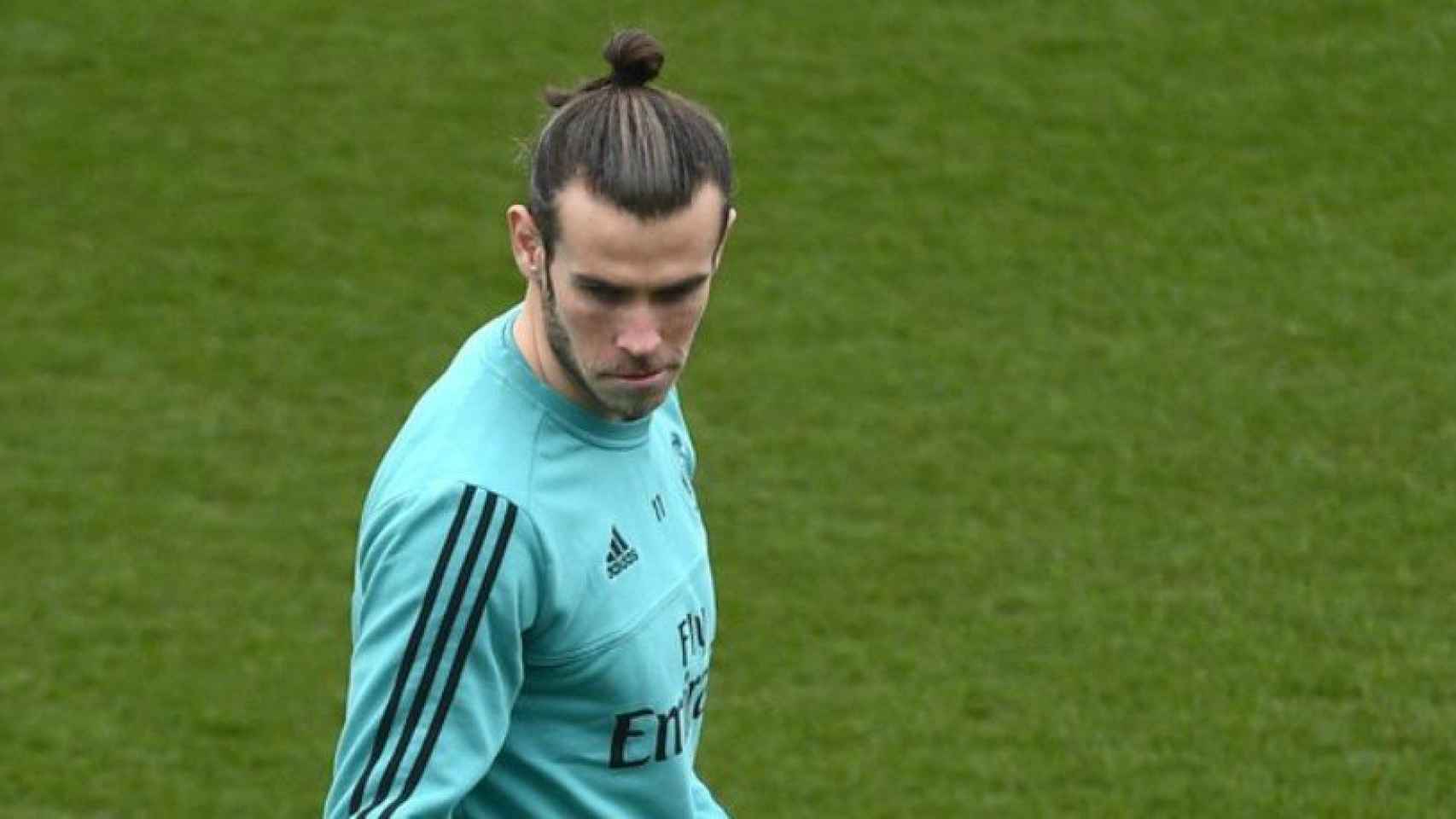 Bale, durante un entrenamiento. Foto Twitter (@ChampionsLeague)