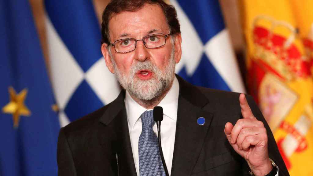 Rajoy interviene durante la cumbre de líderes del sur de Europa.