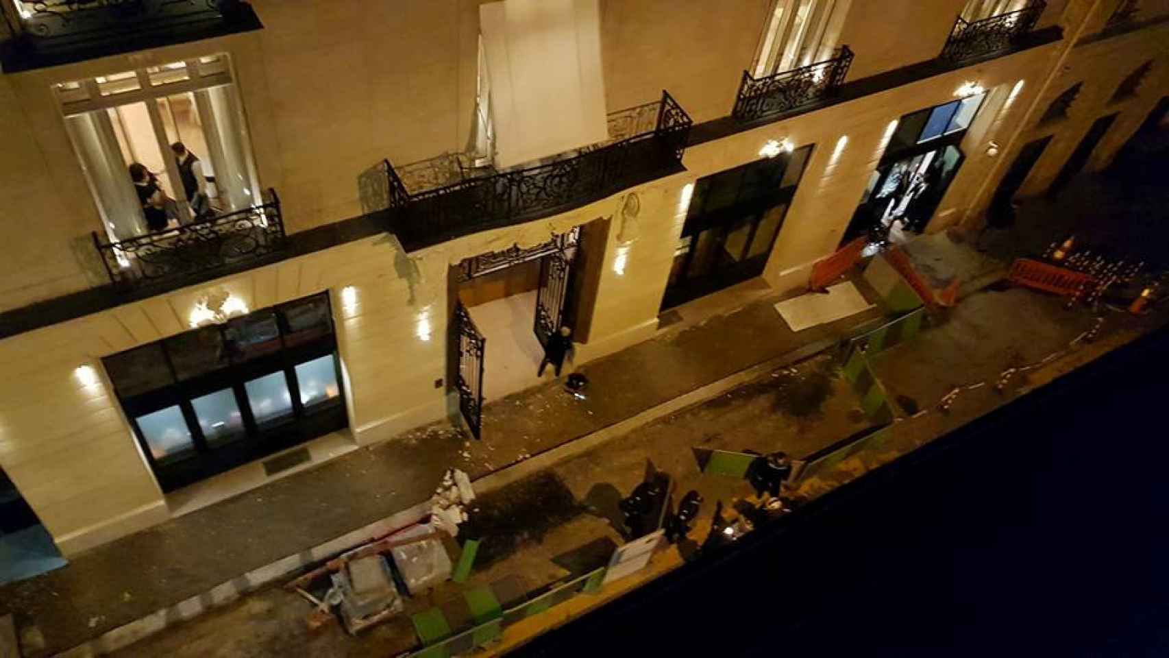 Imagen general del hotel Ritz de París tras el asalto a su joyería.