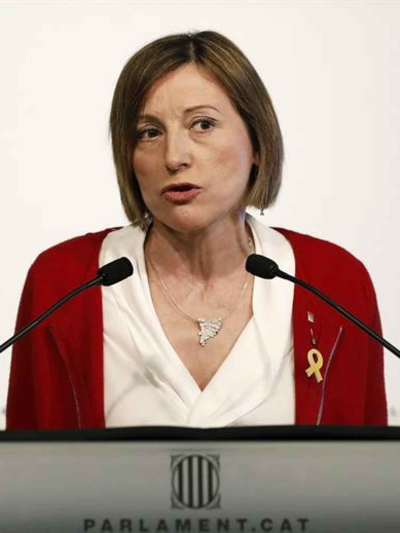 Carme Forcadell, actual presidenta del Parlamento catalán