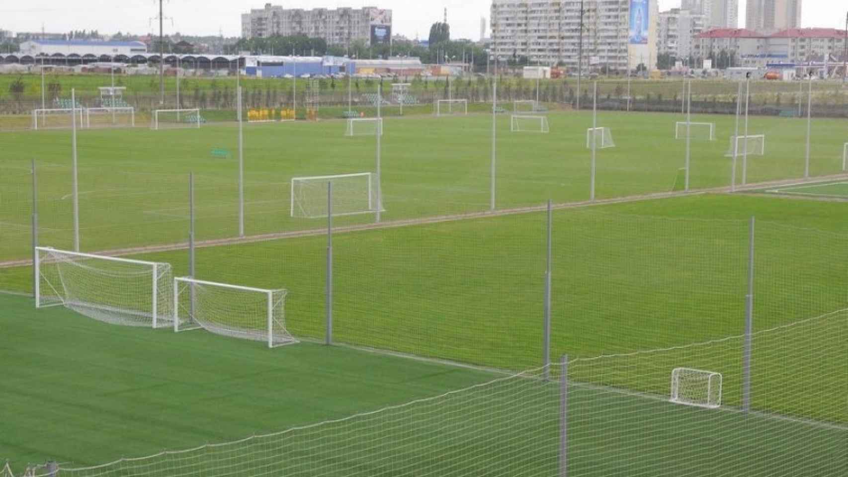 Campo de Krasnodar donde entrenará la selección.