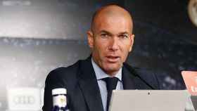 Zidane, en rueda de prensa tras el partido contra el Málaga