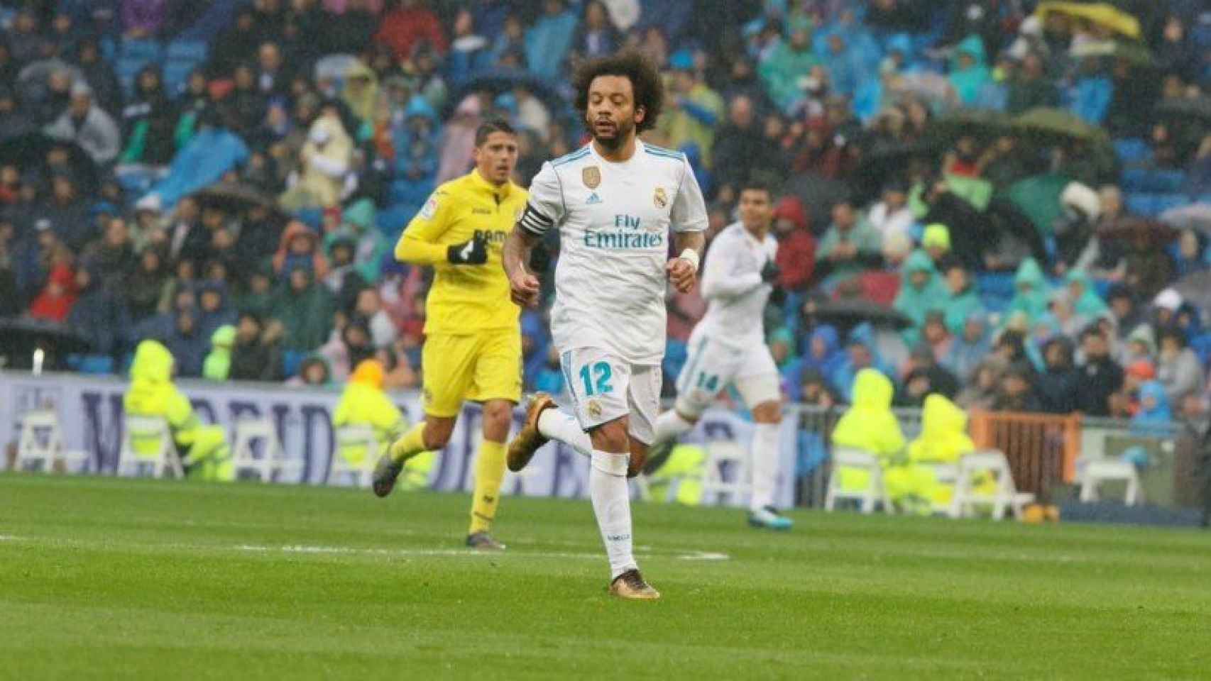 Marcelo, en el Real Madrid-Villarreal