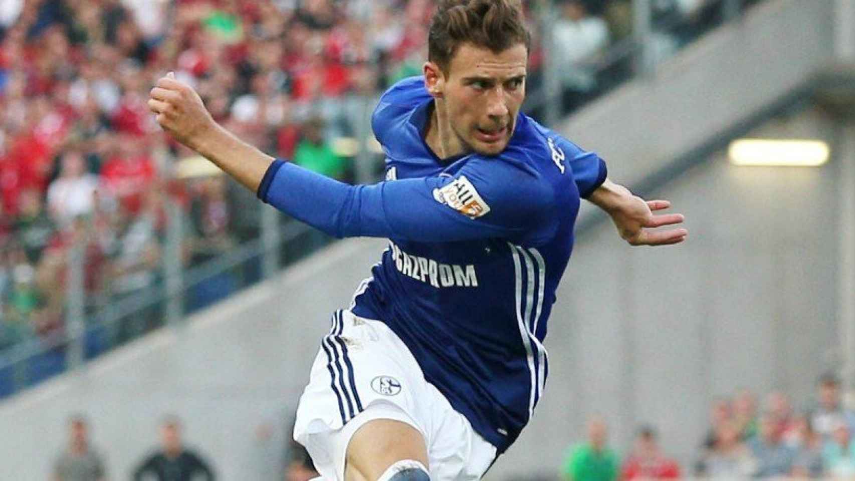 Goretzka, en un partido con el Schalke. Foto: bundesliga.com