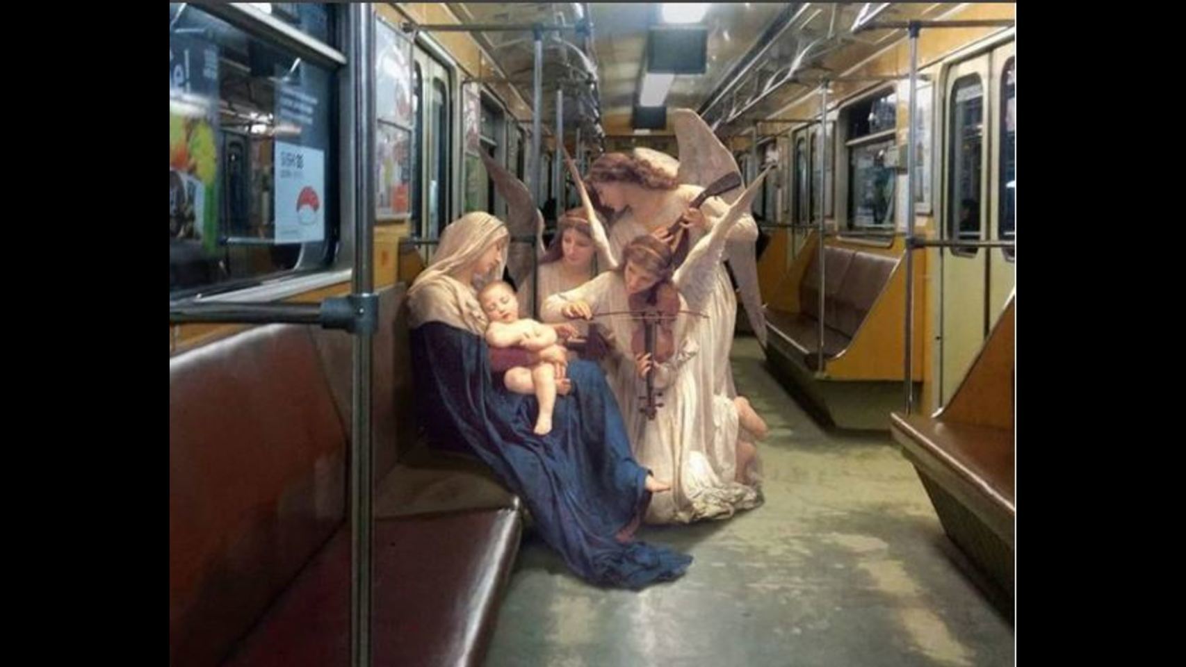 Alexay Kondakov, el artista que mete en el metro a la pintura