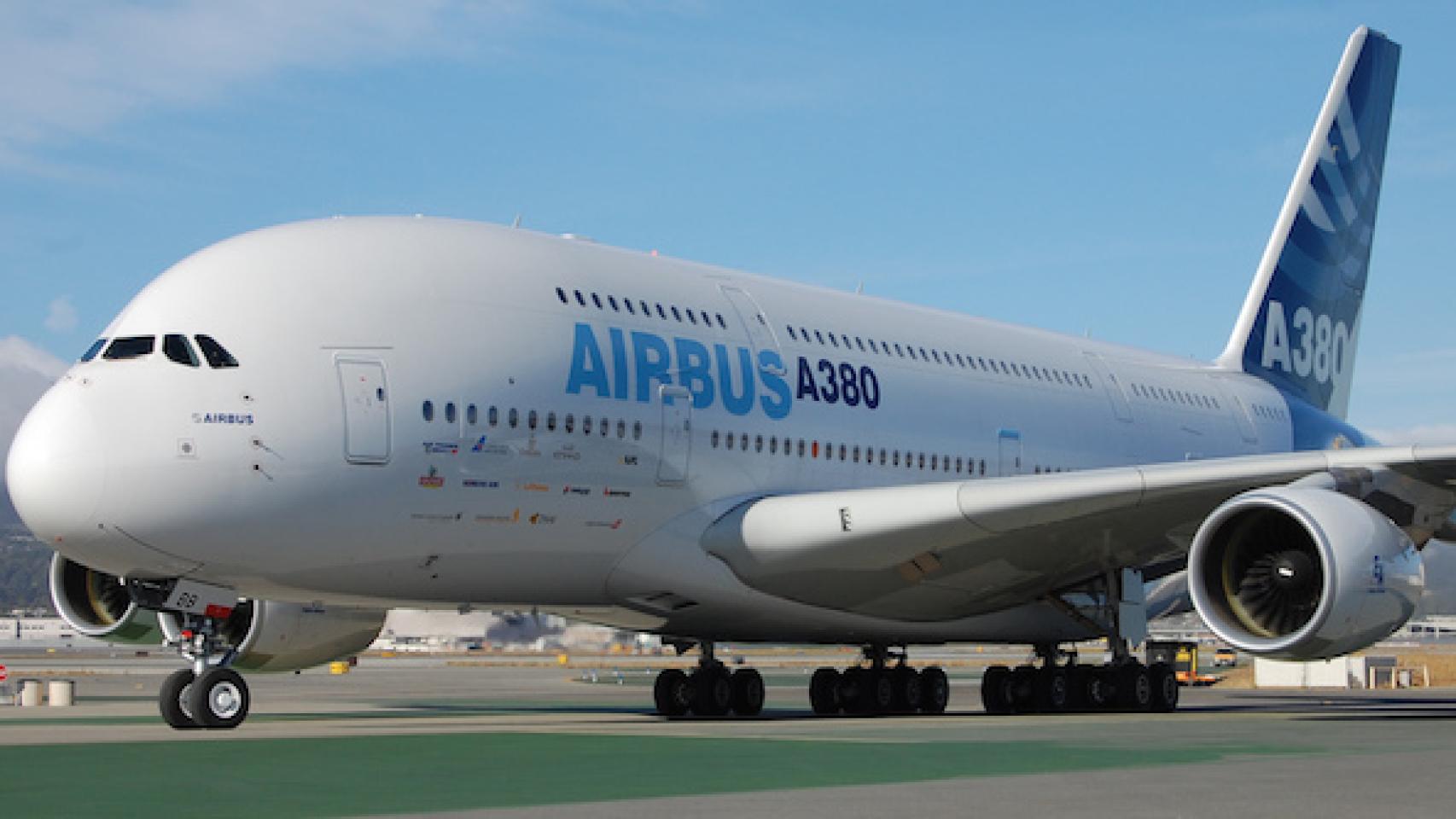 La fabricación del Airbus A380, en el aire.