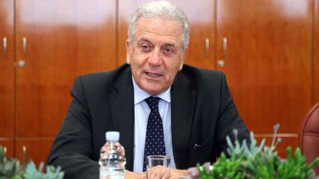 El comisario de Inmigración, Dimitris Avramopoulos