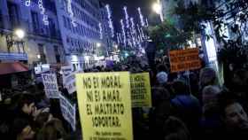 Imagen de la manifestación contra la violencia machista el 25N en Madrid.
