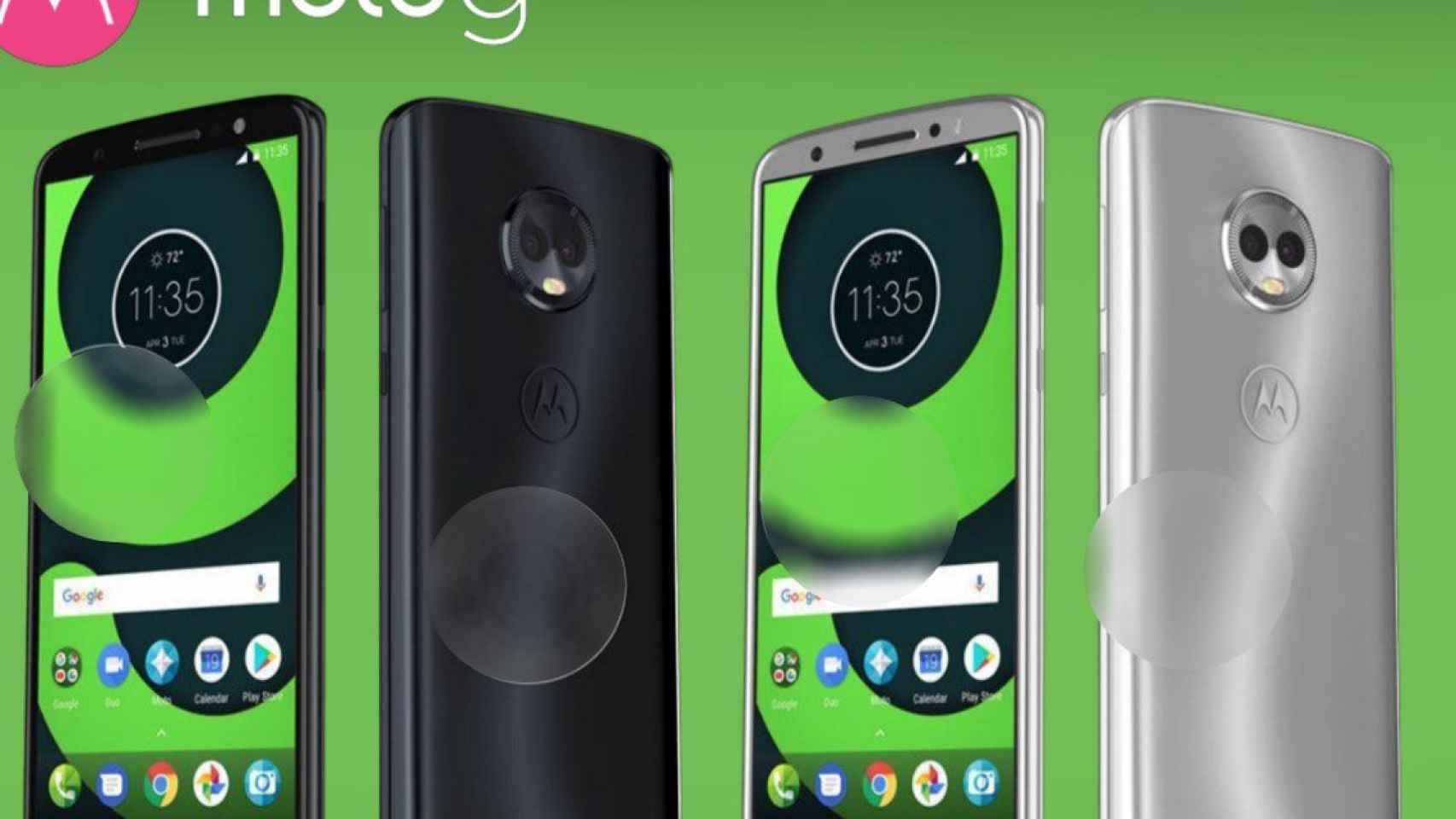 Nuevos Motorola Moto X5, Moto G6, G6 Plus y G6 Play filtrados