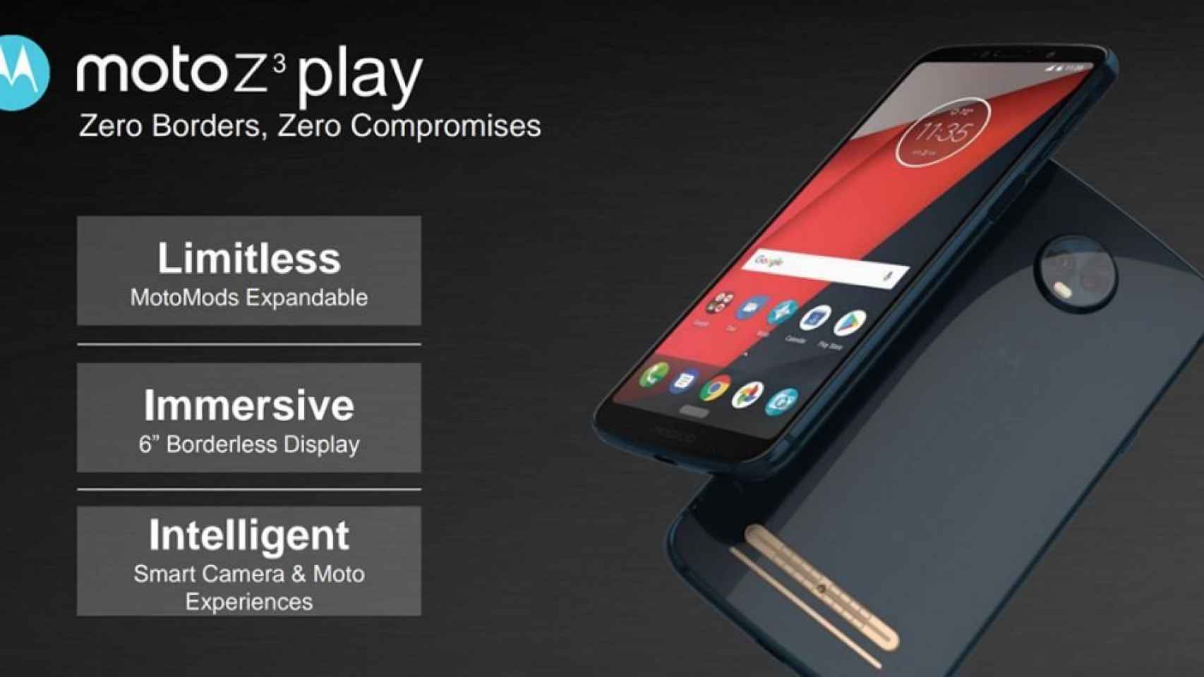 Filtrados los nuevos Motorola Moto Z3, Z3 Play y un motoMOD para 5G