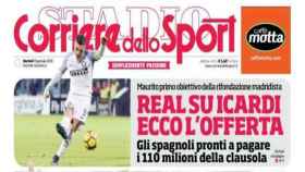 Portada Corriere dello Sport (18/01/18)