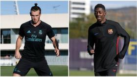 Bale y Dembélé, dudas para El Clásico