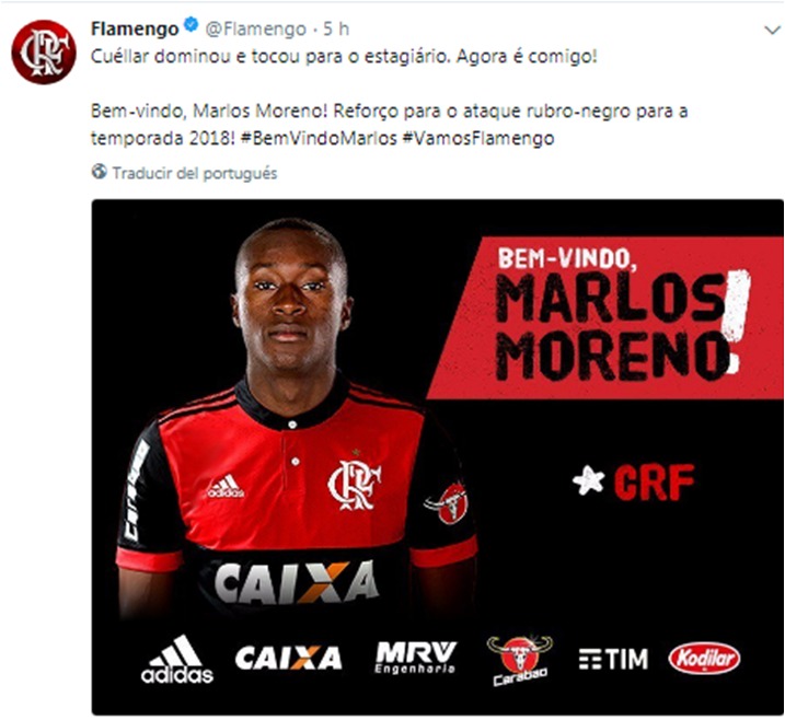 Tuit del Flamengo