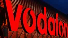 Un logo de Vodafone.