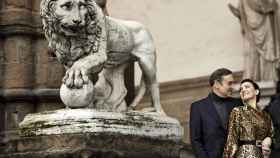 Cruz y Pedro Jota, a la sombra del león de Florencia: el gran reportaje de Bazaar
